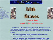 Tablet Screenshot of irishgraves.com